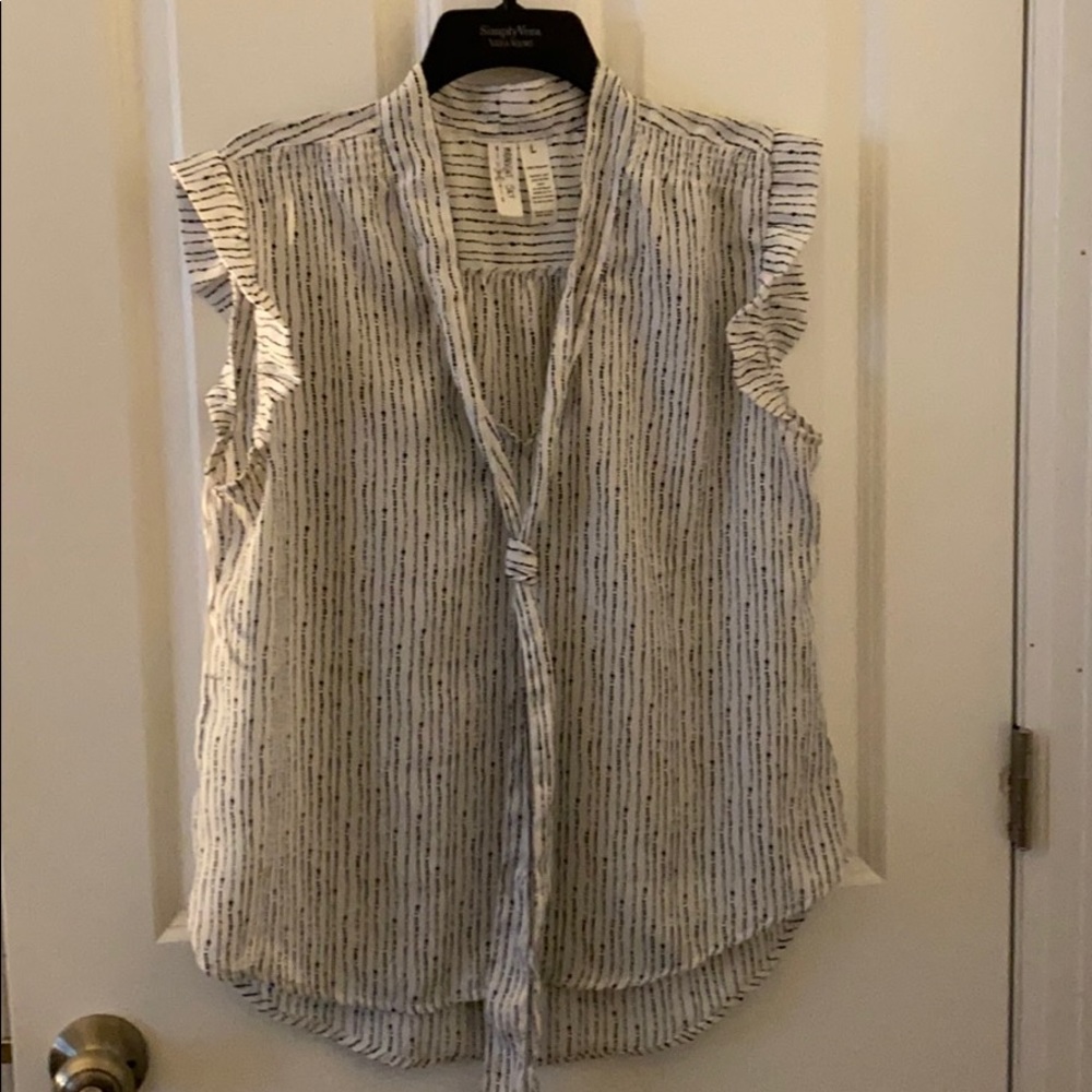 Black and white Blouse